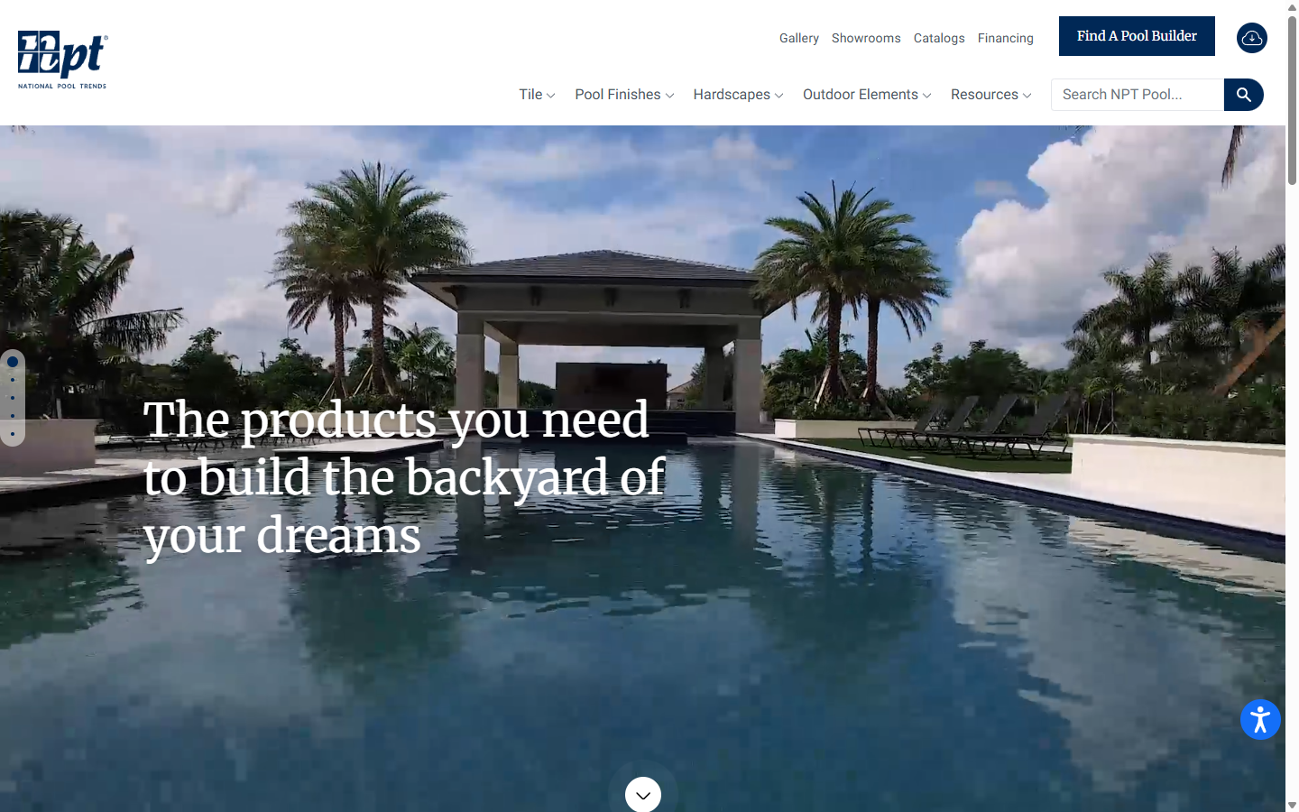 NPTpool.com homepage preview